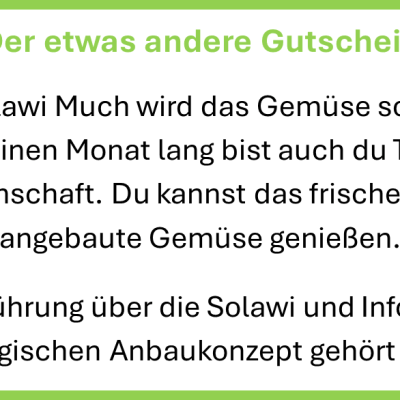 Ein besonderes Geschenk