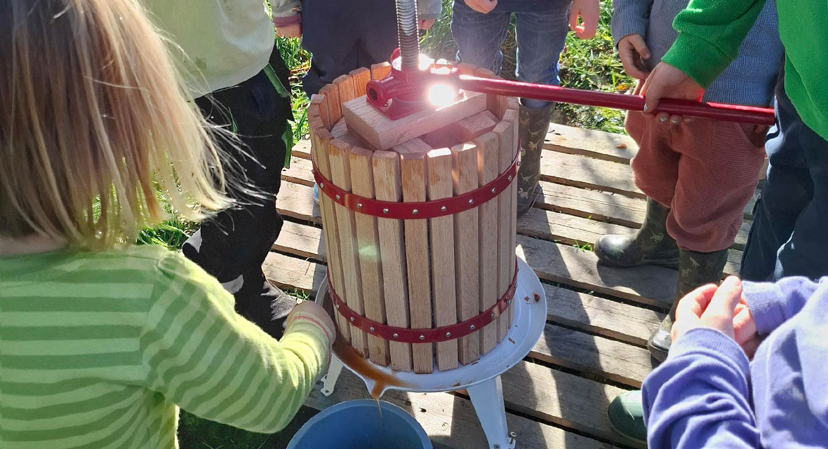 Saftpressen für Familien