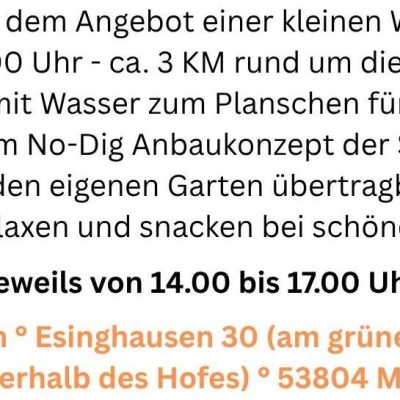 Solawi-Sommercafe – Start am 19.07.26 – 14.00 – 17.00&nbsp;Uhr